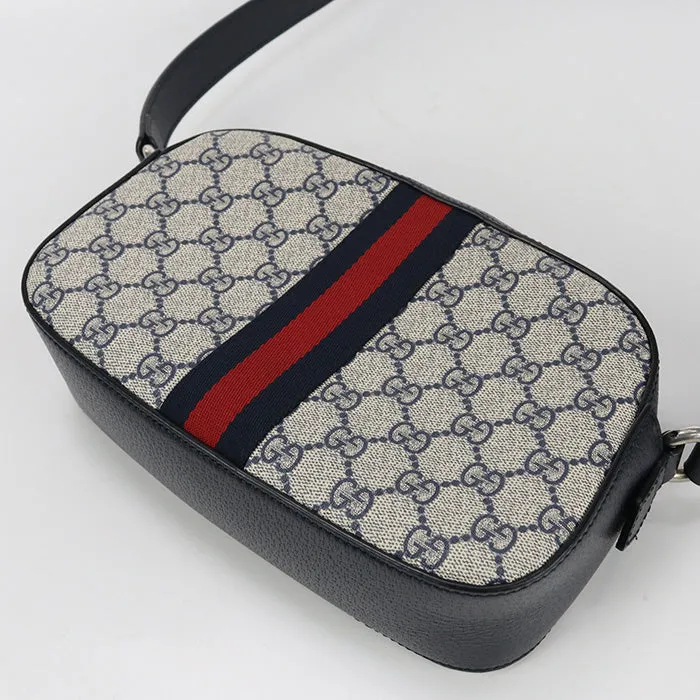 GUCCI 681064 Shoulder Bag Ofidia Cross body bag GG Supreme Canvas Navy mens(unisex)