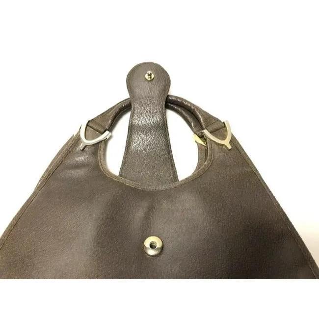 Gucci Bag Shoulder Structured Top Handle Browngold Gg