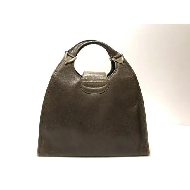 Gucci Bag Shoulder Structured Top Handle Browngold Gg