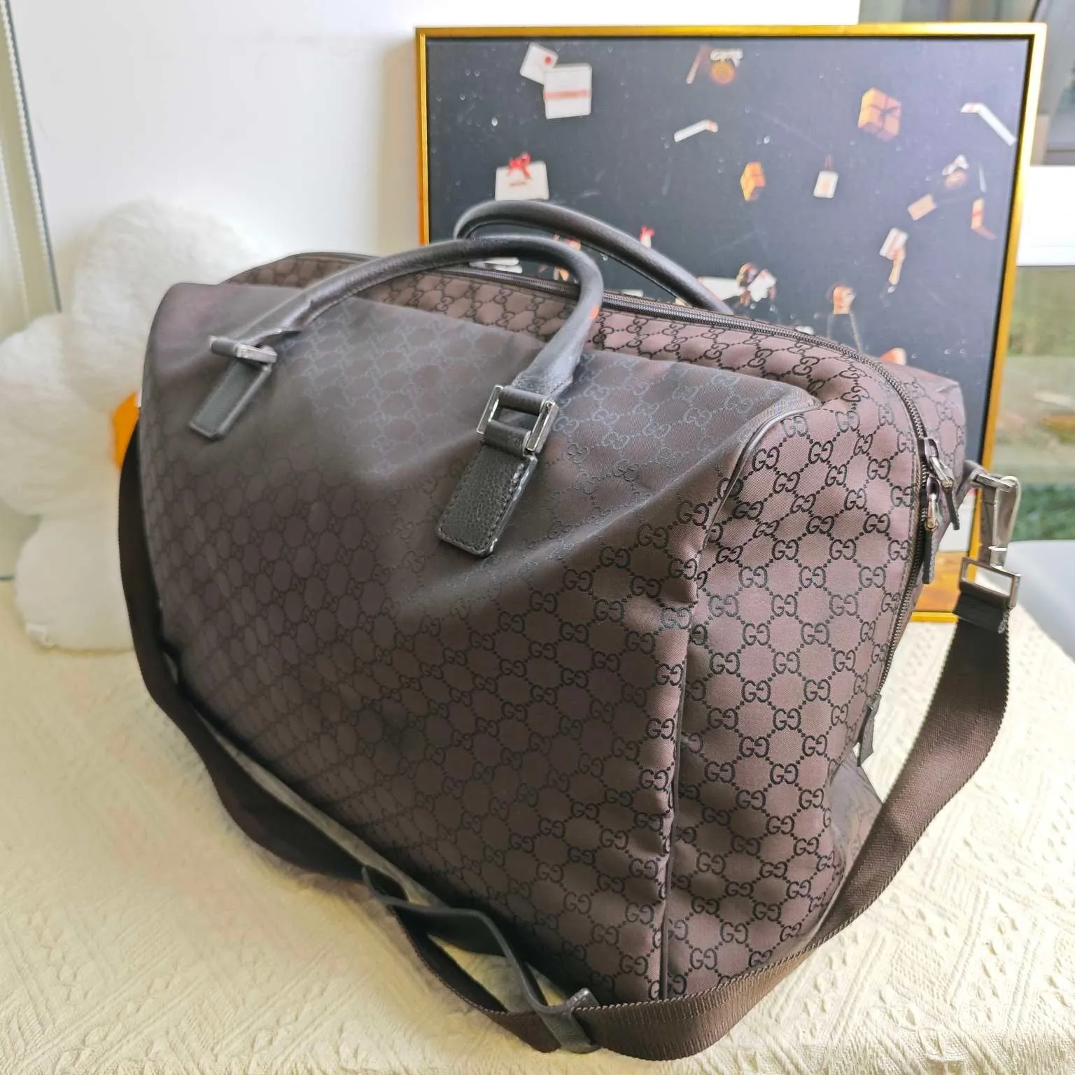 Gucci GG Plus Brown Shoulder Bag - Pre-Loved Designer Handbag