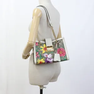 GUCCI GU81225 Small Shoulder Bag Padlock  GG Supreme Canvas beige Women