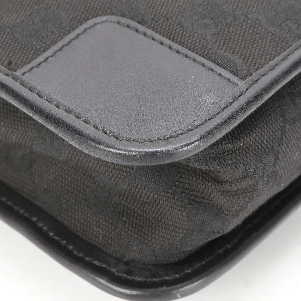 GUCCI Shoulder Bag 001 4206 GG canvas black Sling bag GG canvas