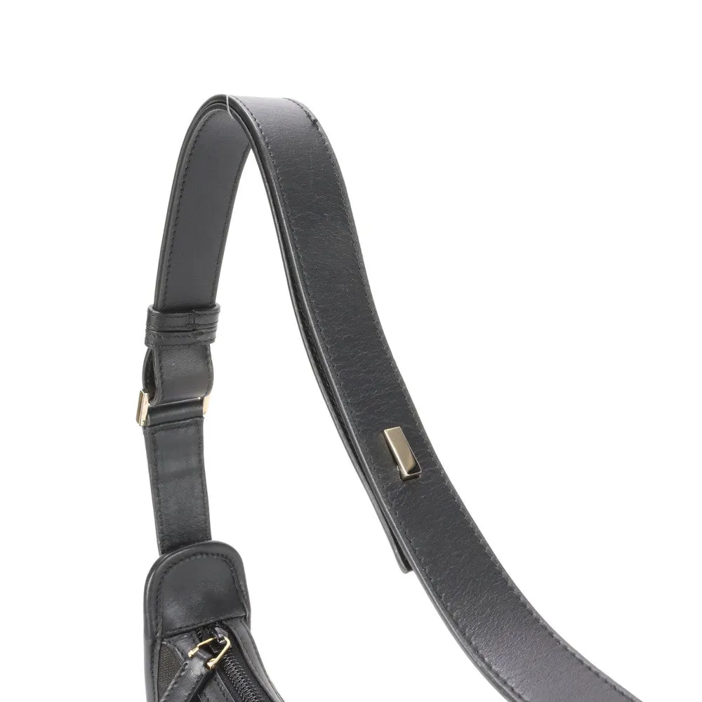 GUCCI Shoulder Bag 001 4206 GG canvas black Sling bag GG canvas