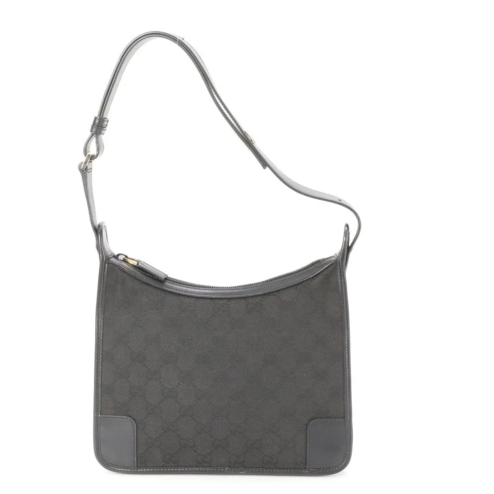 GUCCI Shoulder Bag 001 4206 GG canvas black Sling bag GG canvas