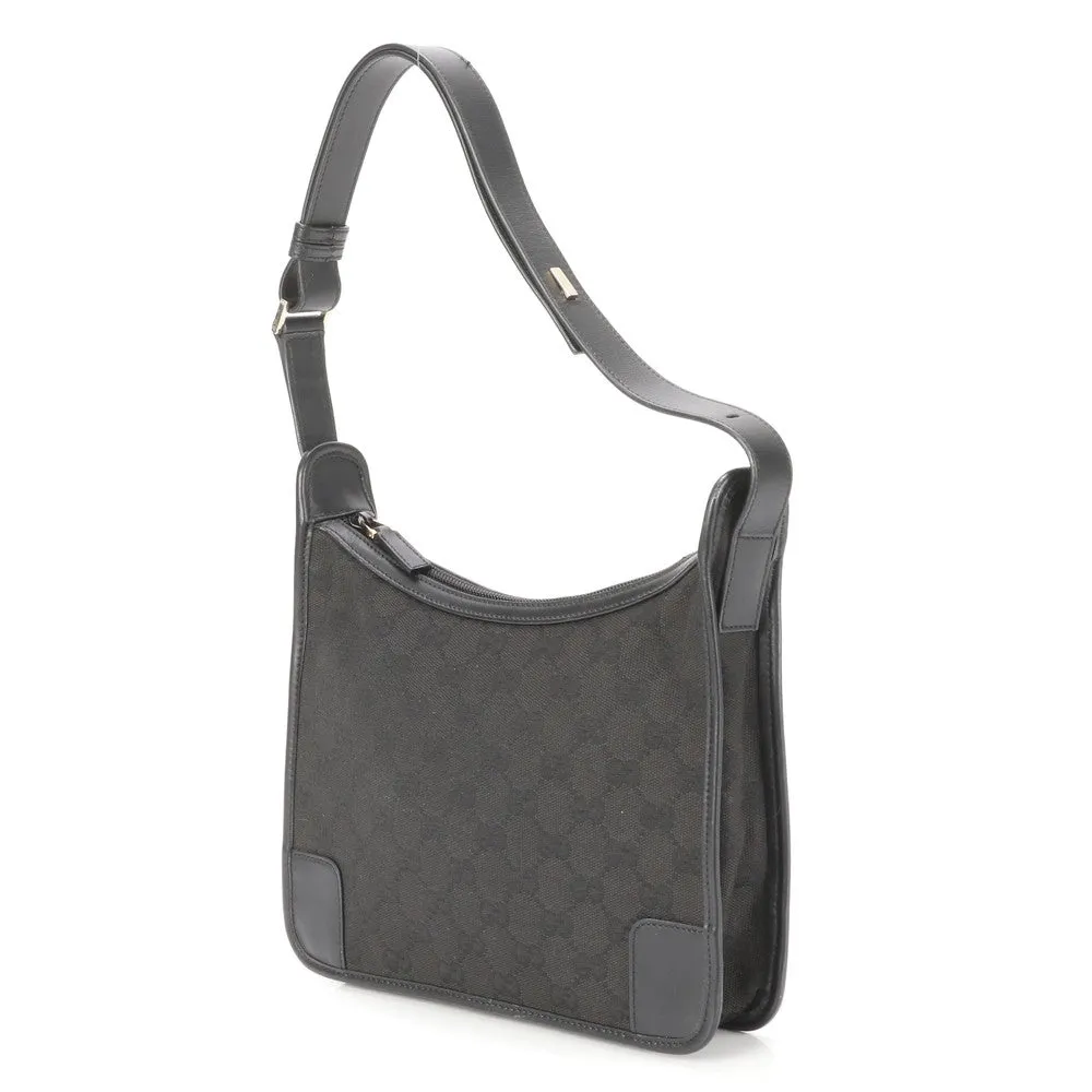 GUCCI Shoulder Bag 001 4206 GG canvas black Sling bag GG canvas