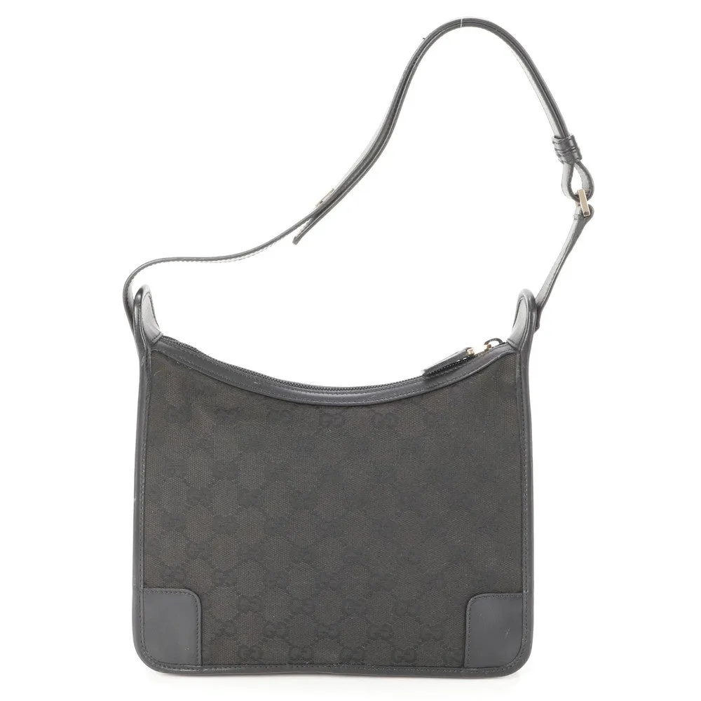GUCCI Shoulder Bag 001 4206 GG canvas black Sling bag GG canvas