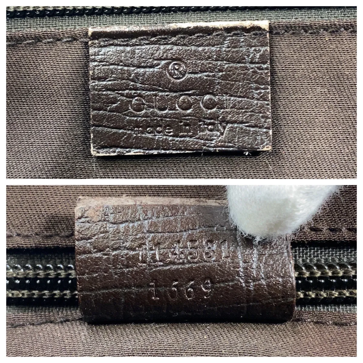 GUCCI Shoulder Bag 114531 GG Supreme canvas, leather Brown Silver Metal Crossbody Shoulder Bag Pochette Women Used