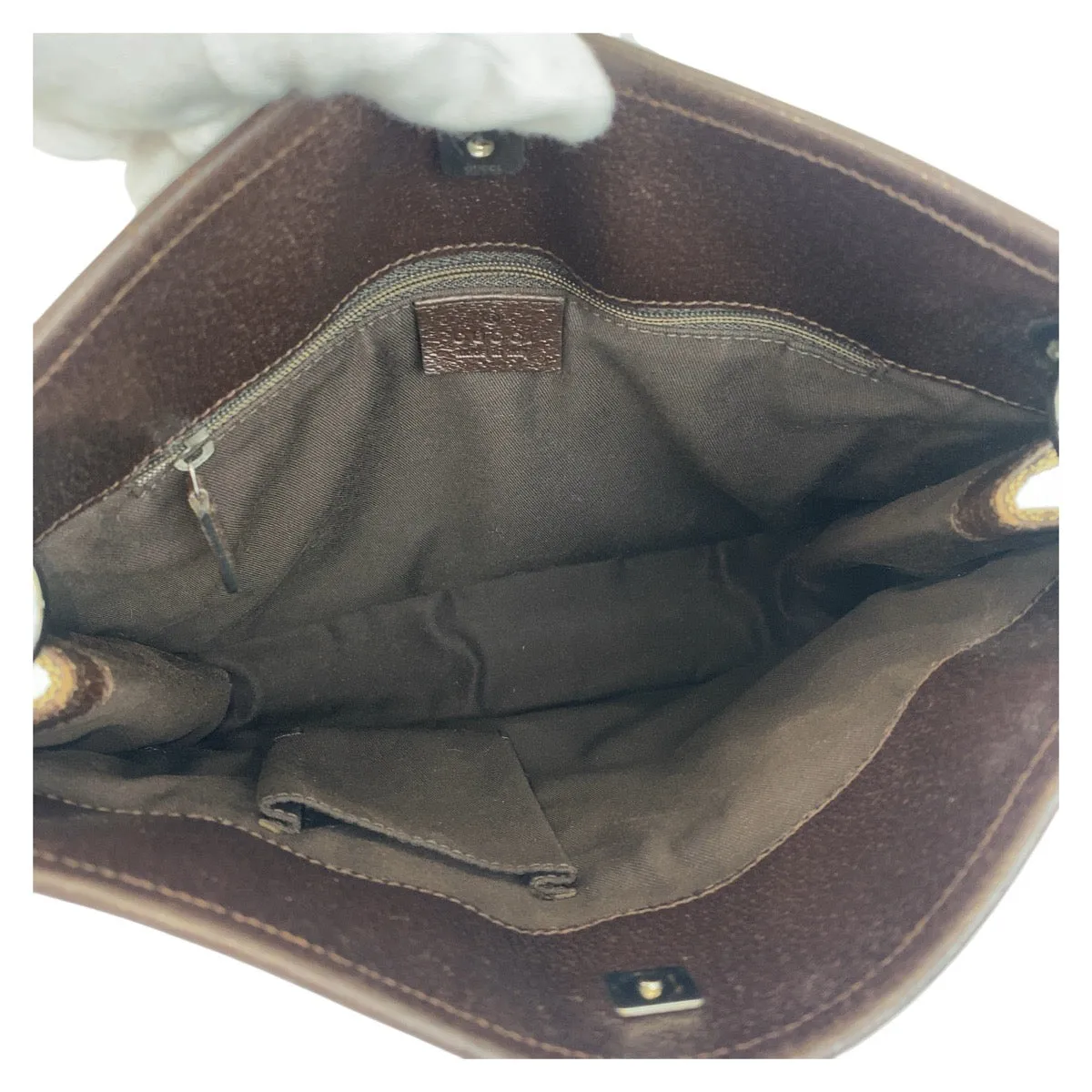 GUCCI Shoulder Bag 120841 GG canvas beige