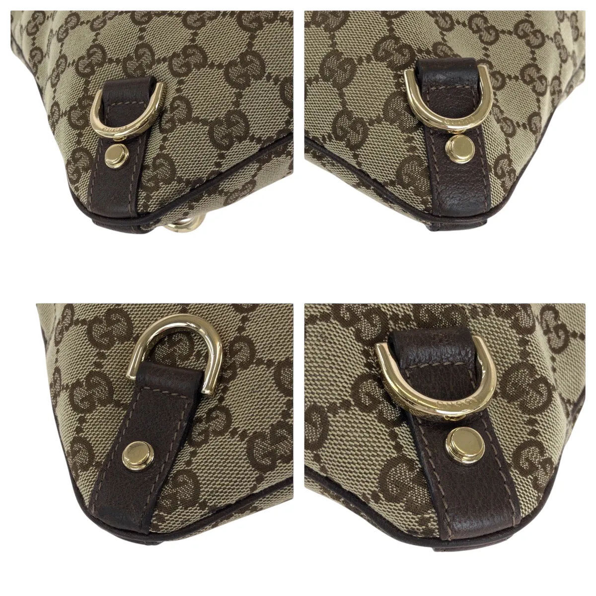 GUCCI Shoulder Bag 131326 GG canvas Brown Shoulder Bag pochette Abbey Women Used