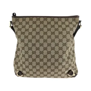 GUCCI Shoulder Bag 131326 GG canvas Brown Shoulder Bag pochette Abbey Women Used