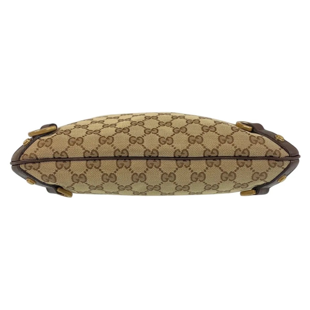 GUCCI Shoulder Bag 131326 GG canvas, leather Beige Brown Gold Metal Shoulder Bag Messenger bag Abbey Women Used