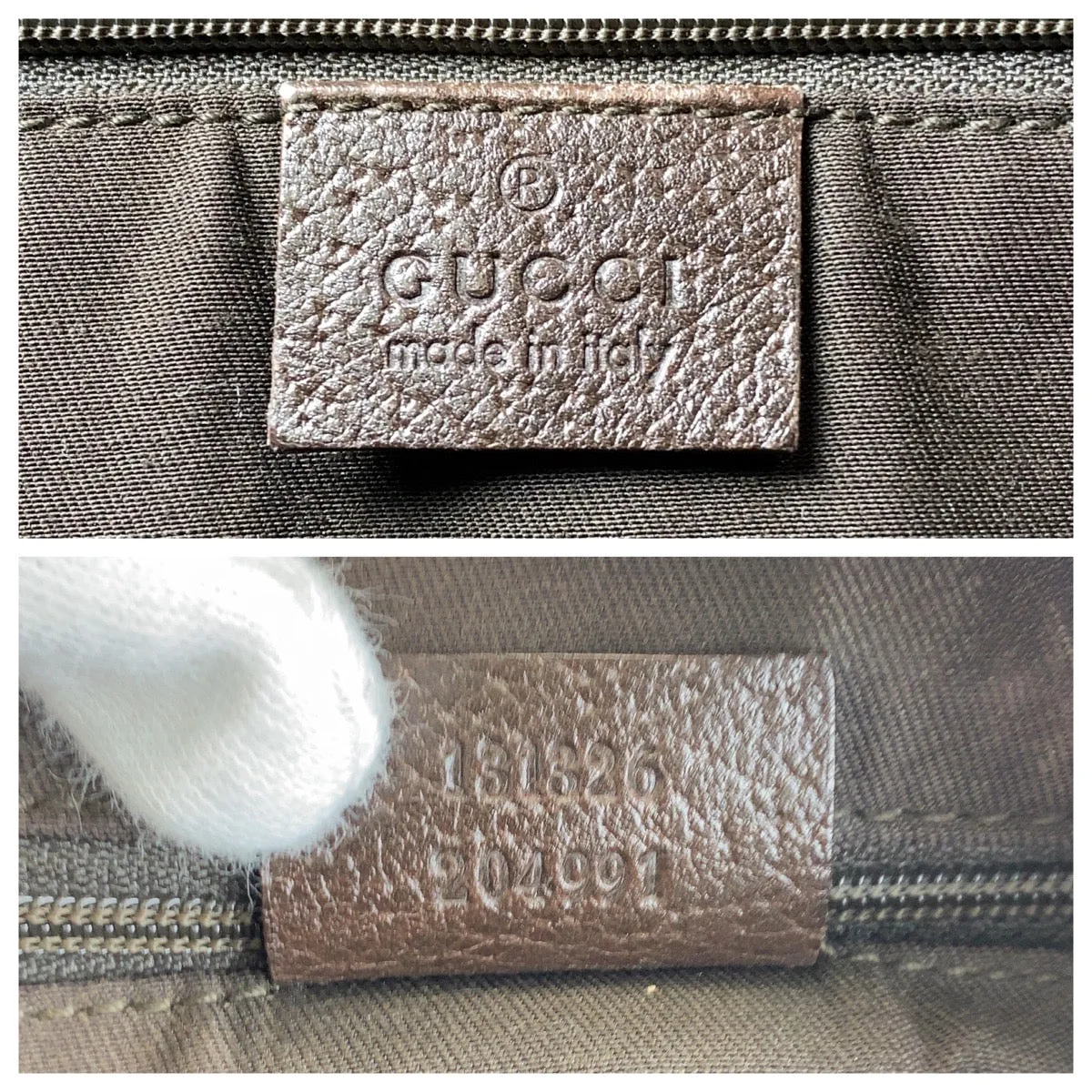 GUCCI Shoulder Bag 131326 GG canvas, leather Beige Brown Gold Metal Shoulder Bag Messenger bag Abbey Women Used