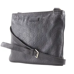 GUCCI Shoulder Bag 201538 Sima leather Brown GG