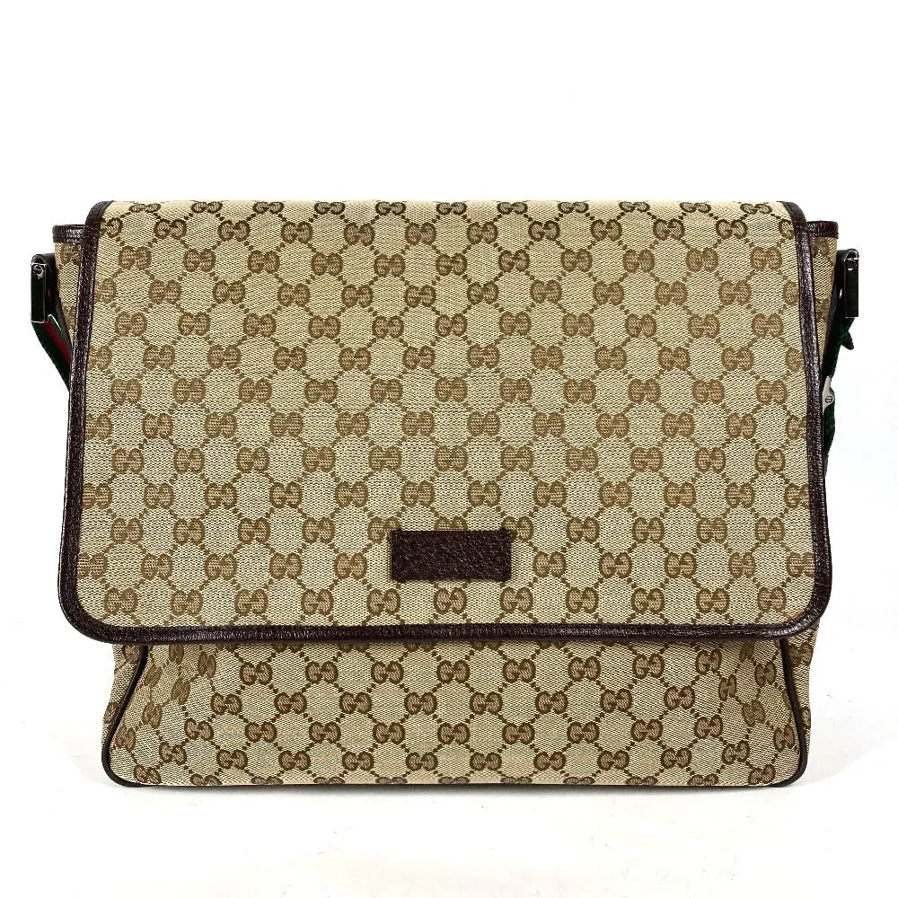 GUCCI Shoulder Bag 233052 GG canvas/leather , GG canvas/leather beige GG Shelly line