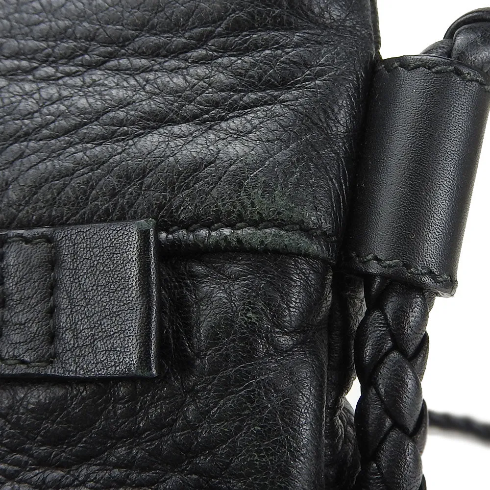 GUCCI Shoulder Bag 268244 leather black Women Used