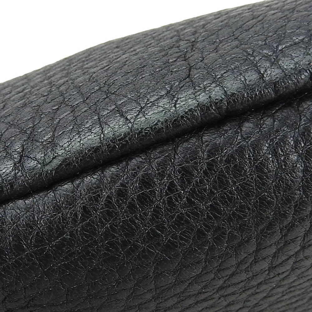 GUCCI Shoulder Bag 268244 leather black Women Used