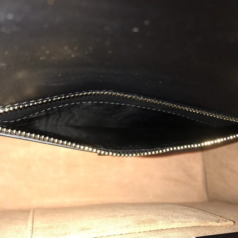 GUCCI Shoulder Bag 421882 leather black Silvi Small