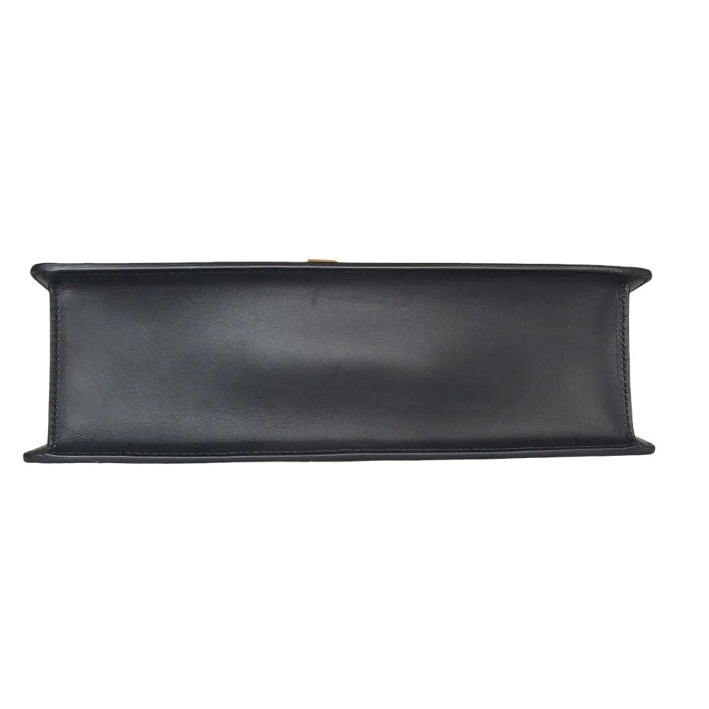 GUCCI Shoulder Bag 421882 leather black Silvi Small