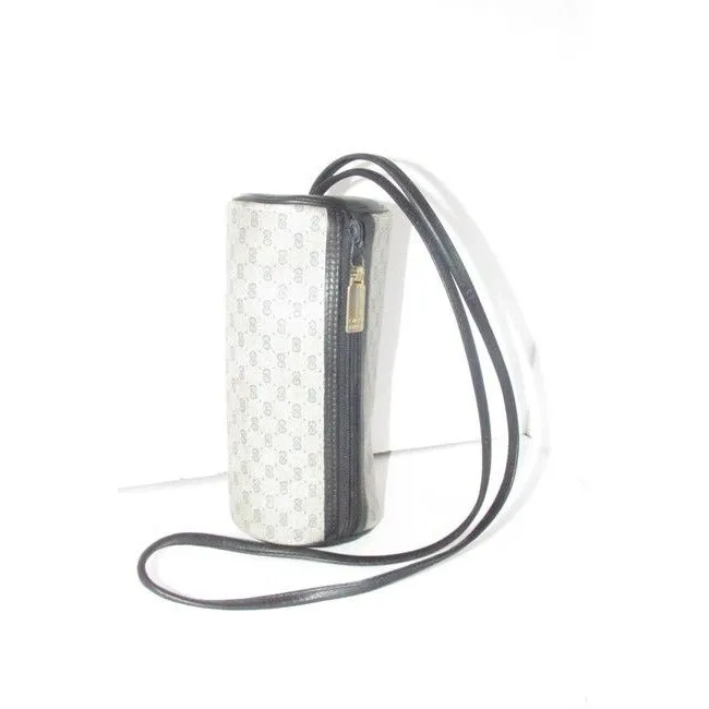 Gucci Shoulder Bag Horsebit W Guccissima Gold Accent Navy Micro G Print