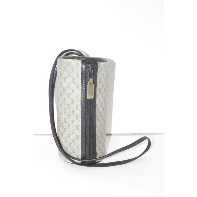 Gucci Shoulder Bag Horsebit W Guccissima Gold Accent Navy Micro G Print