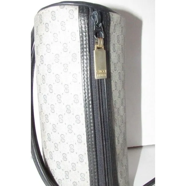 Gucci Shoulder Bag Horsebit W Guccissima Gold Accent Navy Micro G Print