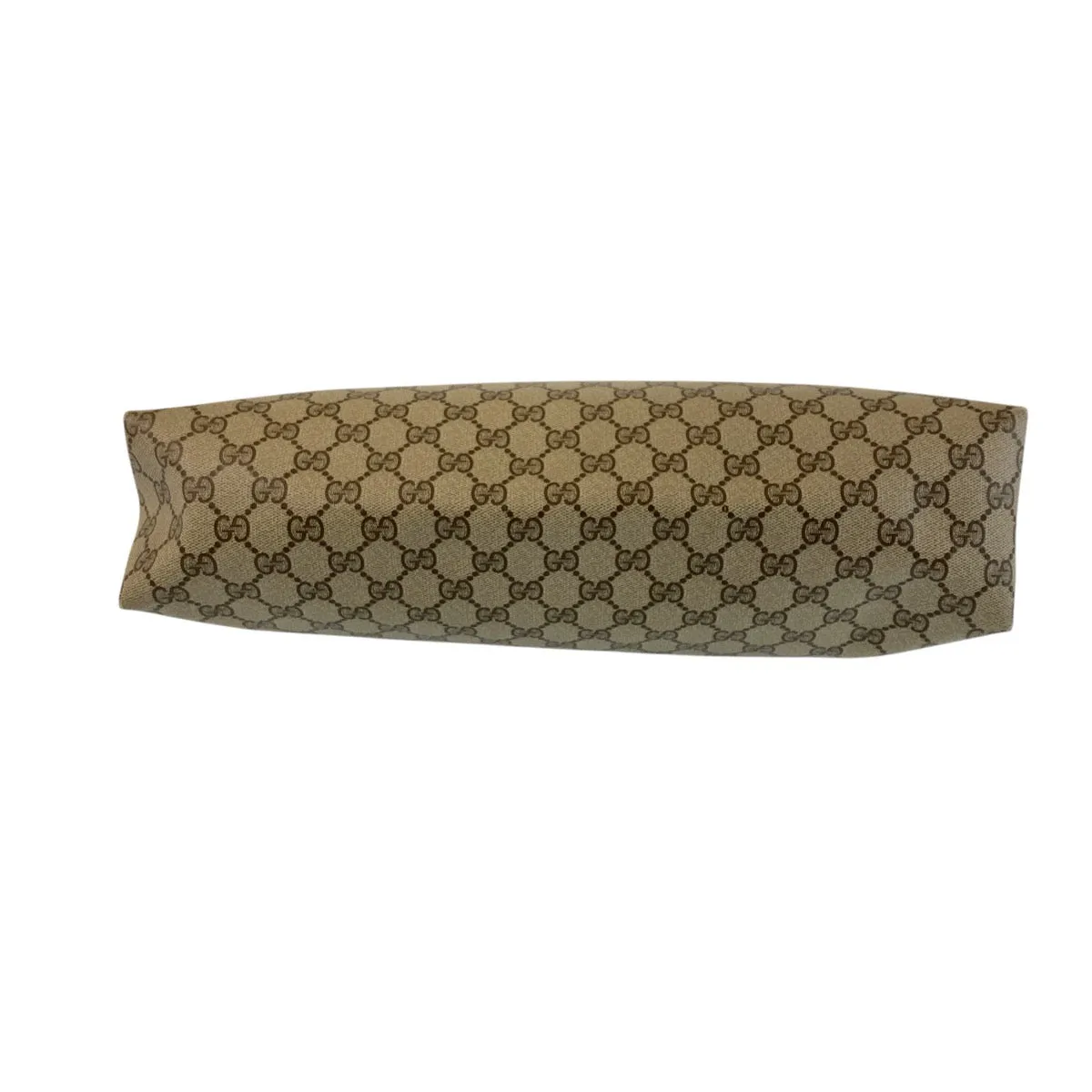 GUCCI Tote Bag 39 02 091 GG Supreme canvas, leather Beige Brown Gold Metal Tote Bag Shoulder Bag Sherry Line Old Gucci Women Used
