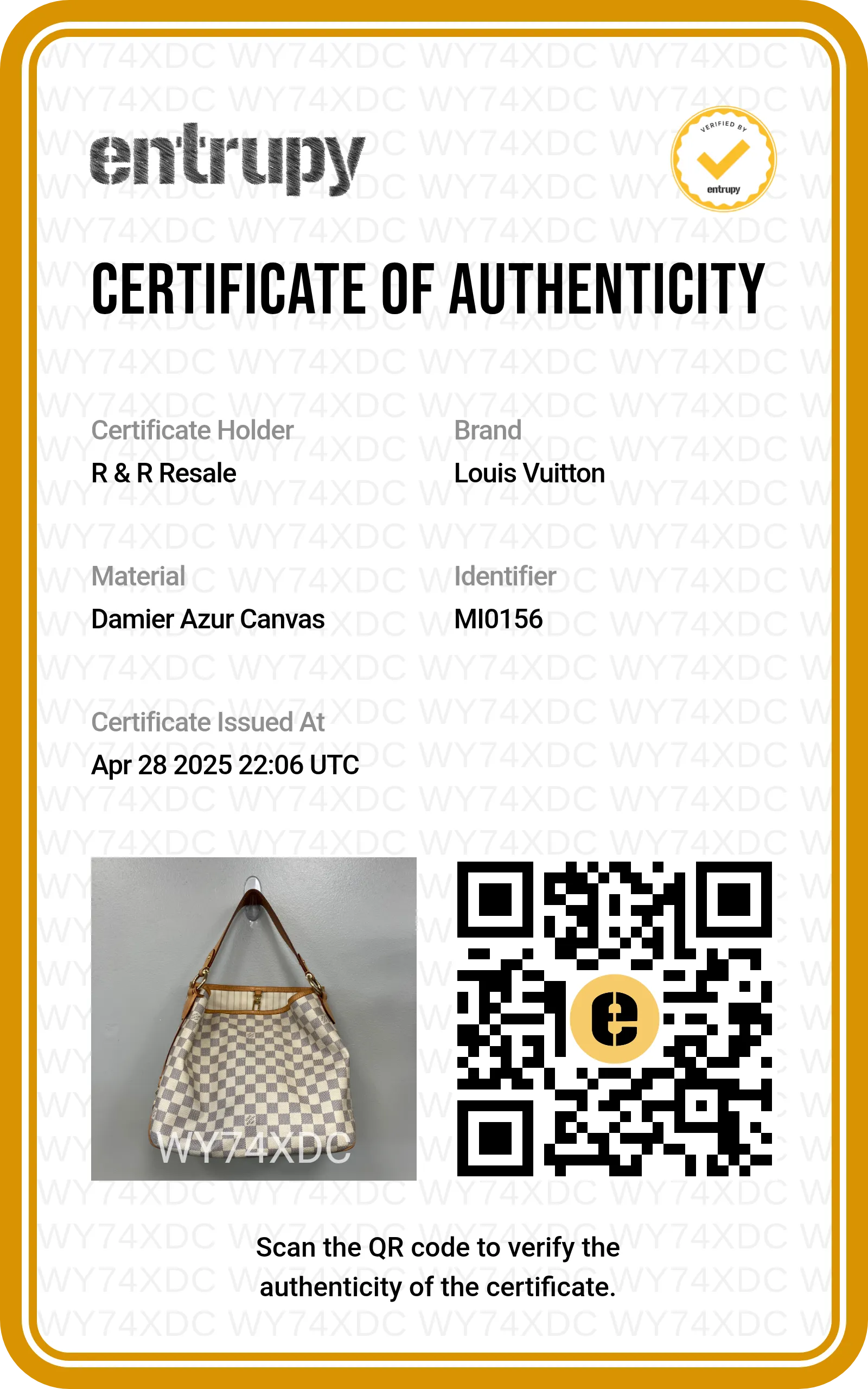Handbag Luxury Designer By Louis Vuitton In Checkered Pattern, Size:Medium