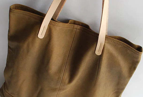 Handmade fashion pretty leather small tote bag shoulder bag handbag for women