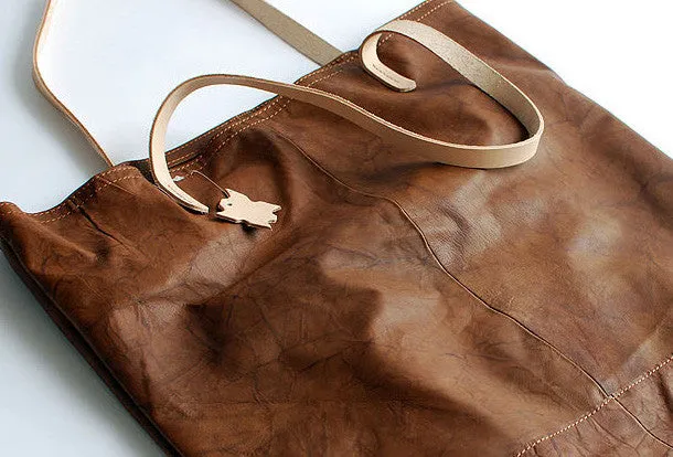Handmade fashion pretty leather small tote bag shoulder bag handbag for women