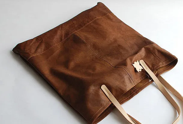 Handmade fashion pretty leather small tote bag shoulder bag handbag for women