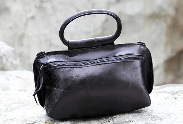 Handmade handbag purse leather crossbody bag purse shoulder bag for women