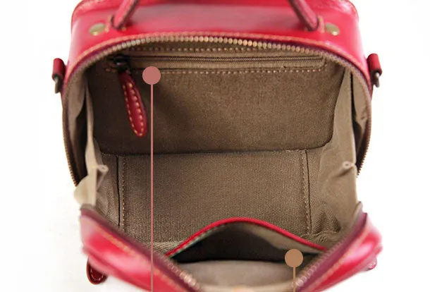 Handmade handbag purse leather crossbody bag purse shoulder bag for women