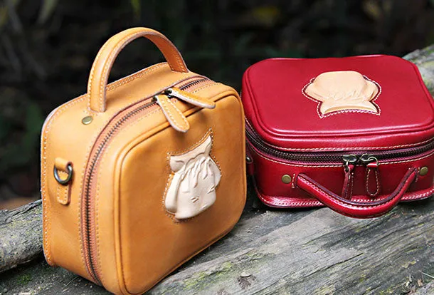 Handmade handbag purse leather crossbody bag purse shoulder bag for women