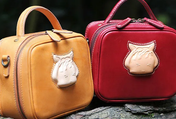 Handmade handbag purse leather crossbody bag purse shoulder bag for women