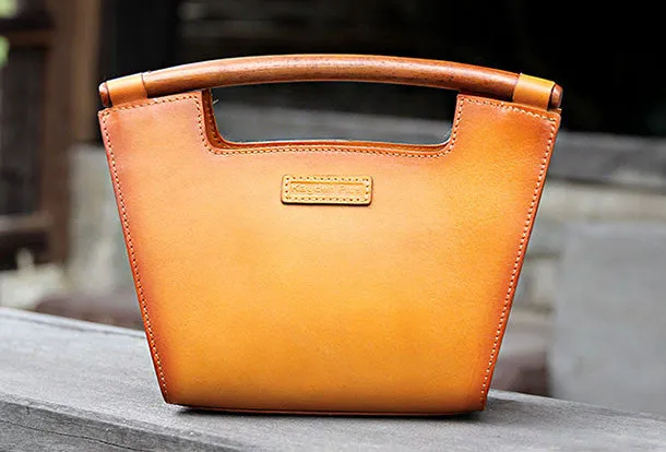 Handmade handbag purse leather crossbody bag purse shoulder bag for women
