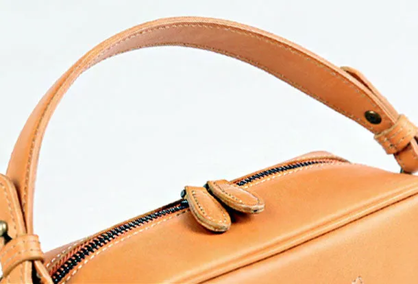 Handmade handbag purse leather crossbody bag purse shoulder bag for women