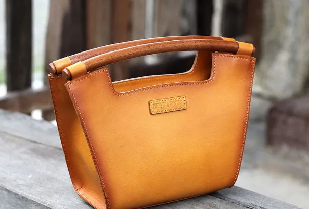 Handmade handbag purse leather crossbody bag purse shoulder bag for women