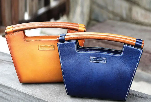 Handmade handbag purse leather crossbody bag purse shoulder bag for women