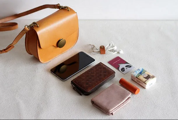 Handmade Leather bag for women leather shoulder bag crossbody bag