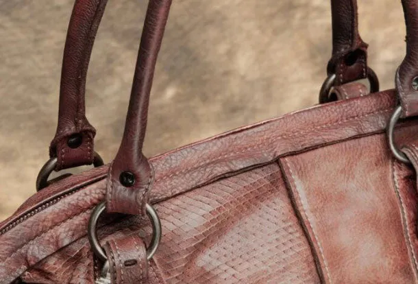 Handmade Leather handbag purse shoulder bag for women leather
