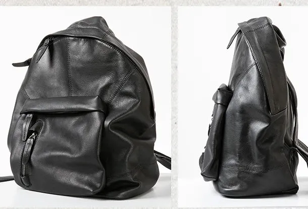 Handmade Leather Large Travel Bag Backpack Bag Shoulder Bag Laptop Women Leather Purse