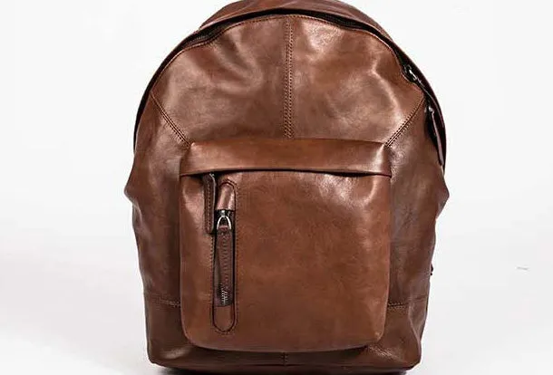 Handmade Leather Large Travel Bag Backpack Bag Shoulder Bag Laptop Women Leather Purse