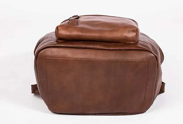 Handmade Leather Large Travel Bag Backpack Bag Shoulder Bag Laptop Women Leather Purse