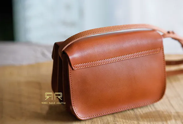 Handmade Leather phone purse organ for women crossbody bag leather shoulder bag