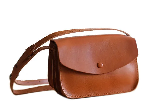 Handmade Leather phone purse organ for women crossbody bag leather shoulder bag