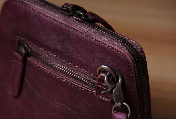 Handmade Leather phone purse shoulder bag for women leather crossbody bag