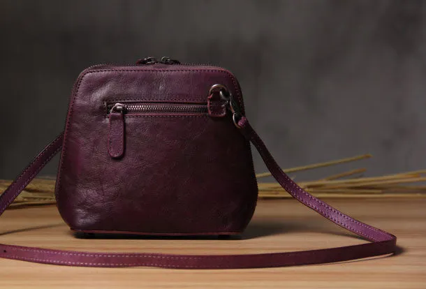 Handmade Leather phone purse shoulder bag for women leather crossbody bag