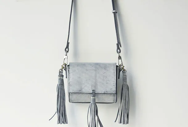 Handmade leather pur phone bag shoulder bag cossbody bag purse women