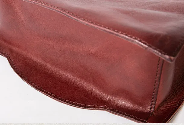 Handmade Leather Purse Messenger Bag Crossbody Bag Shoulder Bag Purse For Women