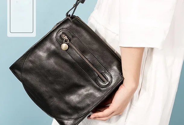 Handmade Leather Purse Messenger Bag Crossbody Bag Shoulder Bag Purse For Women
